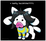  ambunny animated clothed clothing hair mammal tem temmie_(undertale) text undertale video_games white_body 