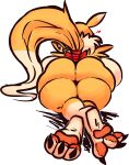  &lt;3 2020 3_toes absurd_res anthro big_breasts big_butt breasts butt canid canine claws crossed_legs digimon digimon_(species) dipstick_ears dipstick_tail feet female fur hi_res huge_breasts lying mammal multicolored_ears multicolored_tail neck_tuft nude on_front pawpads rear_view renamon ribbons solo tail_ribbon thick_thighs toe_claws toes tuft white_body white_fur wolflance yellow_body yellow_fur 