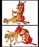  crossover daxter disney jak_and_daxter mulan mushu the_lion_king timon 