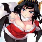  1:1 breasts digimon digimon_(species) female hi_res humanoid lilithmon omega solo 