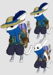  absurd_res ambiguous_gender anthro blue_nose clothed clothing digital_media_(artwork) fur group hi_res mammal ori ori_(series) ori_and_the_blind_forest realmonster scarf simple_background video_games white_body white_fur 