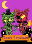  anonymous_artist anthro chibi deformer dreadbear_(fnaf) five_nights_at_freddy&#039;s five_nights_at_freddy&#039;s_vr:help_wanted grim_foxy_(fnaf) halloween hi_res holidays invalid_tag male video_games yuuki_momofox_(artist) 