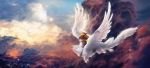  2020 avian canid canine day detailed_background digital_media_(artwork) feathered_wings feathers fur gryphon hi_res isvoc mammal mythological_avian mythology outside sky white_body white_feather white_fur wings 