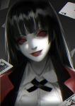  1girl highres jabami_yumeko kakegurui red_eyes 