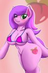  anthro big_breasts blush bottomless breasts clothed clothing cutie_mark derpx1 equid equine featureless_crotch female green_eyes hasbro hi_res mammal my_little_pony side_hips solo 