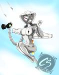  adhiguna aircraft anthro breasts female hi_res living_aircraft living_machine living_vehicle machine solo vehicle 