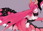  angelus clothing dragon drakengard female feral hi_res horn jewelry lingerie red_body red_scales scales scalie simple_background solo wings ﾆｰ 
