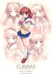  clannad fujibayashi_kyou furukawa_nagisa goto-p ibuki_fuuko ichinose_kotomi sakagami_tomoyo seifuku 