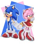  2020 5_fingers accessory amy_rose anthro blush boots clothing duo eulipotyphlan female fingers footwear gloves green_eyes hair_accessory hairband half-closed_eyes hand_holding handwear hedgehog hi_res male male/female mammal narrowed_eyes nitroneato signature smile sonic_the_hedgehog sonic_the_hedgehog_(series) video_games 