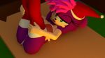  16:9 anthro big_breasts bluewavecon breasts butt christmas christmas_clothing clothed clothing eulipotyphlan female fur hair hat headgear headwear hedgehog holidays looking_at_viewer mammal solo sonia_the_hedgehog sonic_the_hedgehog_(series) sonic_underground video_games widescreen 