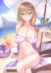  bikini genshin_impact lisa_(genshin_impact) marinesnow swimsuits wet 