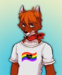  2016 anthro blue_eyes canid canine clothed clothing deerstail digital_media_(artwork) eyebrows eyelashes fox hair male mammal orange_hair solo 