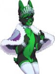  2016 5_fingers anthro balls black_body black_fur deerstail digital_media_(artwork) eyebrows eyelashes fingers fur genitals green_body green_fur hi_res lagomorph leporid male mammal penis rabbit smile solo 