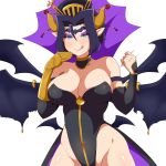  1:1 anonymous_artist breasts clothing digimon digimon_(species) female hi_res humanoid leotard lilithmon solo 