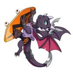  1:1 activision alpha_channel bottomwear clothing cynder dragon female feral hi_res shorts skateboard solo sportswear spyro spyro_the_dragon video_games vihor405 