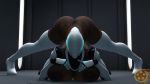 3d_(artwork) ass_up big_breasts breasts digital_media_(artwork) faceless female haydee haydee_(game) holding_breast machine not_furry robot sfrogue solo spread_legs spreading video_games 