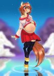  anthro clothing equid equine female fun_fact_(oc) hi_res horse mammal pregnant pregoo solo 