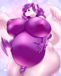  absurd_res anthro belly big_belly big_breasts big_nipples breasts butt canid canine canis clothing curvy_figure felicer genitals gynomorph hi_res huge_breasts hyper hyper_belly intersex legwear mammal nipples nude penis pregnant pregnant_gynomorph pregnant_intersex simple_background slightly_chubby smile solo thick_thighs thigh_highs wolf 