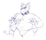  absurd_res after_transformation anthro belly big_belly big_nipples big_pecs blue_and_white bodily_fluids body_hair bottomwear boxer_briefs boxers_(clothing) canid canine canis chest_hair clothing collar domestic_dog duo ear_piercing hi_res hyaenid magic male male/male mammal monochrome nipple_fetish nipple_play nipple_suck nipples pecs piercing pubes saliva saliva_on_tongue scot_young simple_background size_difference sketch sucking tight_bottomwear tight_clothing tight_underwear transformation underwear ventes ventesthefloof 