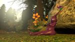  3d_(artwork) anthro breasts digital_media_(artwork) elemental_creature female flora_fauna hi_res nintendo nipples nude outside pikmin plant slightly_chubby solo source_filmmaker video_games 