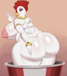  anthro areola avian big_breasts big_butt bird breasts butt chicken female galliform gallus_(genus) goldcrustedchicken holding_butt huge_breasts huge_butt marsa mature_anthro mature_female nipples non-mammal_breasts nude phasianid solo thick_thighs 
