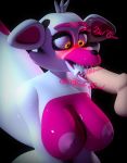  absurd_res animatronic blush bodily_fluids breasts canid canine cum cum_in_mouth cum_inside duo female five_nights_at_freddy&#039;s fox funtime_foxy_(fnaf) funtime_foxy_(fnafsl) genital_fluids genitals geometryboymejia glistening glistening_body glowing glowing_eyes hi_res humanoid_genitalia humanoid_penis machine mammal penis robot sister_location text tongue video_games 