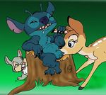  bambi crossover disney lilo_and_stitch stitch thumper 