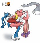 babs_bunny buster_bunny looney_tunes neo tiny_toon_adventures 