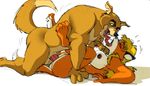  anthro breasts canine disney don_karnage duo female fox lying male mammal missionary_position nipples on_back penis pussy sex straight talespin tongue tongue_out tongur unknown_colorist wolfwood wolfwood1 