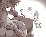  anthro comic dialogue female giraffe giraffe_mom giraffid male mammal shyguy9 