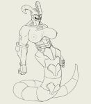  animal_humanoid anterior_nasal_aperture big_breasts breasts cybernetics cyborg demon doom_(series) doom_eternal female fours_(artist) hi_res horn humanoid id_software machine monster reptile reptile_humanoid scalie scalie_humanoid skull_head snake_humanoid solo video_games whiplash_(doom) 