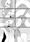  2013 all_fours anthro blush bodily_fluids breasts chest_spike comic duo erection eyes_closed fellatio female gallade gardevoir genital_fluids genitals greyscale looking_pleasured male male/female masturbation monochrome motion_lines nintendo open_mouth oral penile penis pok&eacute;mon pok&eacute;mon_(species) precum precum_drip pussy pussy_juice pussy_juice_on_hand pussy_juice_on_pussy sex simple_background spikes spikes_(anatomy) standing tapering_penis vaginal vaginal_masturbation video_games yuu_h 