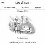  1:1 2020 ambiguous_gender apron black_and_white chair clothing duo_focus english_text female feral furniture greyscale group human humor mammal menu monochrome murid murine onegianthand rat restaurant rodent signature table text the_new_yorker whiskers 