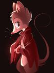 2020 anthro brown_body brown_fur don_bluth fur head_tuft hi_res jewelry light lighting mammal mouse mrs._brisby murid murine necklace rodent shaded simple_background smile solo the_secret_of_nimh tohupo tuft whiskers 