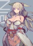  animal_ears breasts cleavage leotard nekomimi niyah niyah_(blade) thighhighs xenoblade xenoblade_chronicles_2 