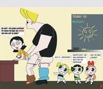  blossom bubbles buttercup johnny_bravo ms._keane powerpuff_girls 