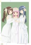  digital_version dress magia_record:_mahou_shoujo_madoka_magica_gaiden mahou_shoujo_madoka_magica nanami_yachiyo tamaki_iroha taniguchi_junichirou wedding_dress yui_tsuruno 