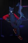  anthro caravan_palace domestic_cat felid feline felis hi_res lone_digger male mammal solo thathornycat 