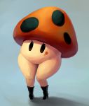  animate_inanimate boots boots_only clothing featureless_crotch female footwear footwear_only fungus high_heeled_boots looking_at_viewer mario_bros mataknight mostly_nude mushroom nintendo not_furry orange_body orange_skin poison_mushroom polka_dots solo standing thick_thighs video_games 