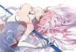  chenaze57 cleavage darling_in_the_franxx dress wedding_dress zero_two_(darling_in_the_franxx) 