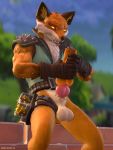  2020 3:4 3d_(artwork) animal_genitalia animal_penis averyhyena balls big_balls big_penis bottomless canid canine canine_penis clothed clothing digital_media_(artwork) epic_games erection fennix_(fortnite) fortnite fox genitals glowing glowing_eyes hi_res knot male mammal masturbation nude outside partially_clothed penetrable_sex_toy penetration penile penile_masturbation penis saggy_balls sex_toy solo source_filmmaker standing video_games 