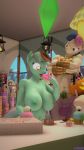  3d_(artwork) 4k 9:16 absurd_res anthro anthrofied balls big_breasts bonbon_(mlp) breasts crossgender dessert digital_media_(artwork) doughnut duo eating electronic_arts equid equine female food friendship_is_magic ftg_crossgender fti_crossgender genitals gynomorph hasbro hi_res horn intersex lyra_heartstrings_(mlp) mammal maxis_(ea) my_little_pony nipples silkworm205 the_sims unicorn video_games 