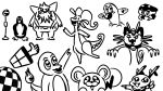  16:9 absurd_res ambiguous_gender avian bird charmander diglett dragon fossil_pok&eacute;mon gengar gesture goodra group hi_res kabuto kde konqi linux lizard marill meowth monochrome nintendo penguin pointing pok&eacute;mon pok&eacute;mon_(species) reptile scalie sketch thumbs_up tux_the_penguin video_games widescreen 