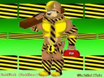  4:3 barazoku construction_worker fnaf_bare_club_(version) hi_res lusttobi male mammal nedd_bear_(fnaf) nerd_bear solo ursid worker 