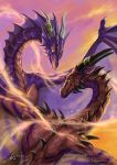  2014 beastfantasia dragon fire horn jcdump scales sunset wings zilven 