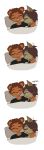  &lt;3 absurd_res aliasing alpha_channel anthro bed brown_body brown_hair canid canine canis cha_hieun clothing comic domestic_dog duo female furniture hair hi_res kim_soohyun korean_text male male/female mammal pipepo simple_background sleeping text transparent_background ursid 
