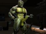  abs angry annoyed balls bar bar_counter biceps big_butt big_pecs big_penis blaster bossk bottle butt cantina chair counter cup dark erection furniture genitals green_body green_scales green_skin gun holding_cup holding_object holding_weapon humanoid inside knife looking_at_viewer male multicolored_body multicolored_scales multicolored_skin muscular muscular_arms muscular_humanoid muscular_legs muscular_thighs nude pecs penis ranged_weapon rifle scales solo stairs standing star_wars table tank teeth thick_thighs trandoshan triceps tube vehicle weapon 