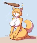  2020 :&lt; anthro baseball_bat bat_(object) big_breasts biped black_nose blonde_hair blue_background breasts butterscotch_(peargor) canid canine canis cel_shading cheek_tuft collar collar_only domestic_dog eyebrow_through_hair eyebrows eyes_closed facial_tuft featureless_breasts female floating_object fluffy fluffy_tail frown fur fur_tuft go_to_horny_jail hair hi_res horny_bat kneeling mammal meme monotone_hair motion_lines multicolored_body multicolored_fur naturally_censored nipple_tuft nude on_ground onomatopoeia shaded shadow shiba_inu short_hair shoulder_tuft signature simple_background simple_eyes solo sound_effects spitz star starfighter text translucent translucent_hair tuft two_tone_body two_tone_fur two_tone_tail white_body white_eyebrows white_fur yellow_body yellow_fur 