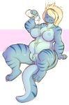  anthro breasts eyes_closed female fols genitals hair lizard non-mammal_breasts pattern_background pouring_onto_self pussy rabidraccoon reptile scalie simple_background sketch solo 