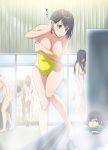  ass bathing breast_hold kakitama naked towel 